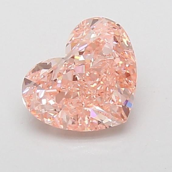 1.09 Ct. Fancy Vivid Pink Heart Lab Grown Diamond