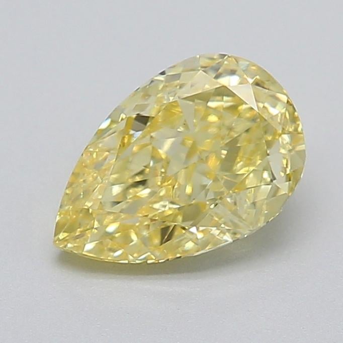 1.01 Ct. Fancy Intense  Yellow Pear Lab Grown Diamond