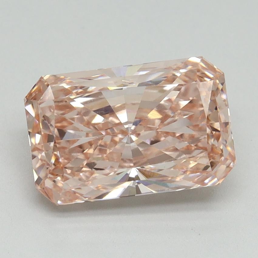3.02 Ct. Fancy Intense Pink Radiant Lab Grown Diamond