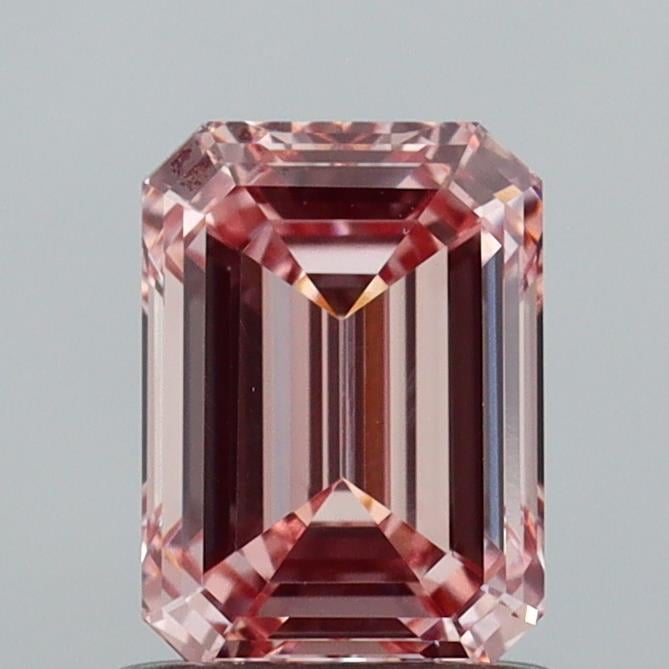 1.09 Ct. Fancy Intense  Pink Emerald Lab Grown Diamond