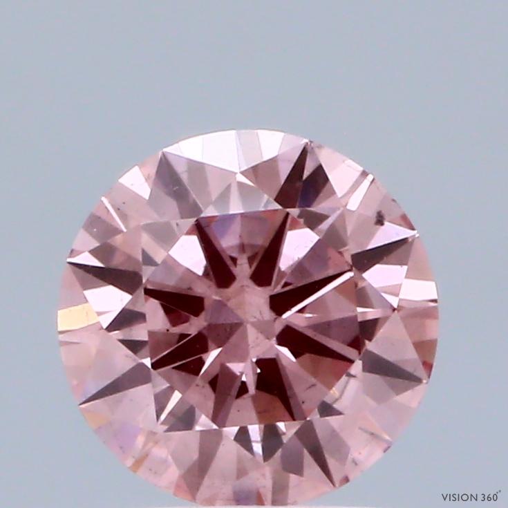 1.02 Ct. Fancy Pink Round Lab Grown Diamond