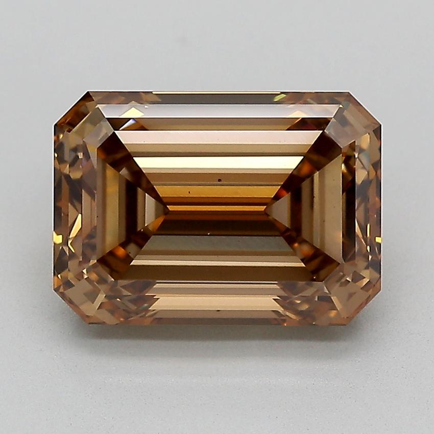 5.03 Ct. Fancy  Brown Emerald Lab Grown Diamond