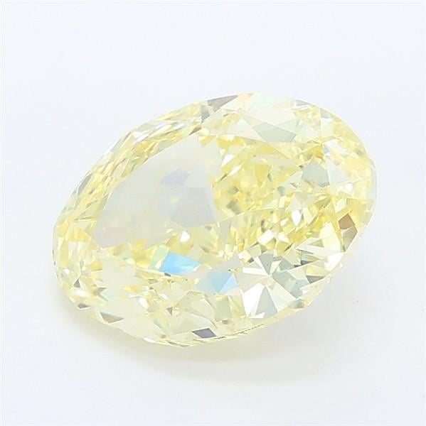 2.11 Ct. Fancy Intense Yellow Oval Lab Grown Diamond