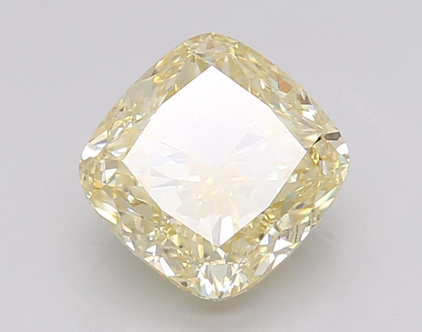 3.07 Ct. Fancy Intense Yellow Cushion Lab Grown Diamond