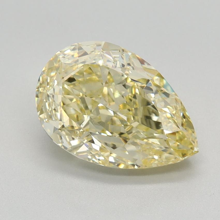 2.07 Ct. Fancy Intense Yellow Pear Lab Grown Diamond