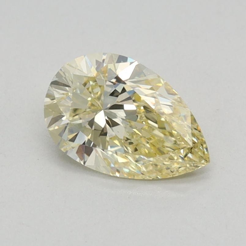 0.53 Ct. Fancy Light Yellow Pear Lab Grown Diamond