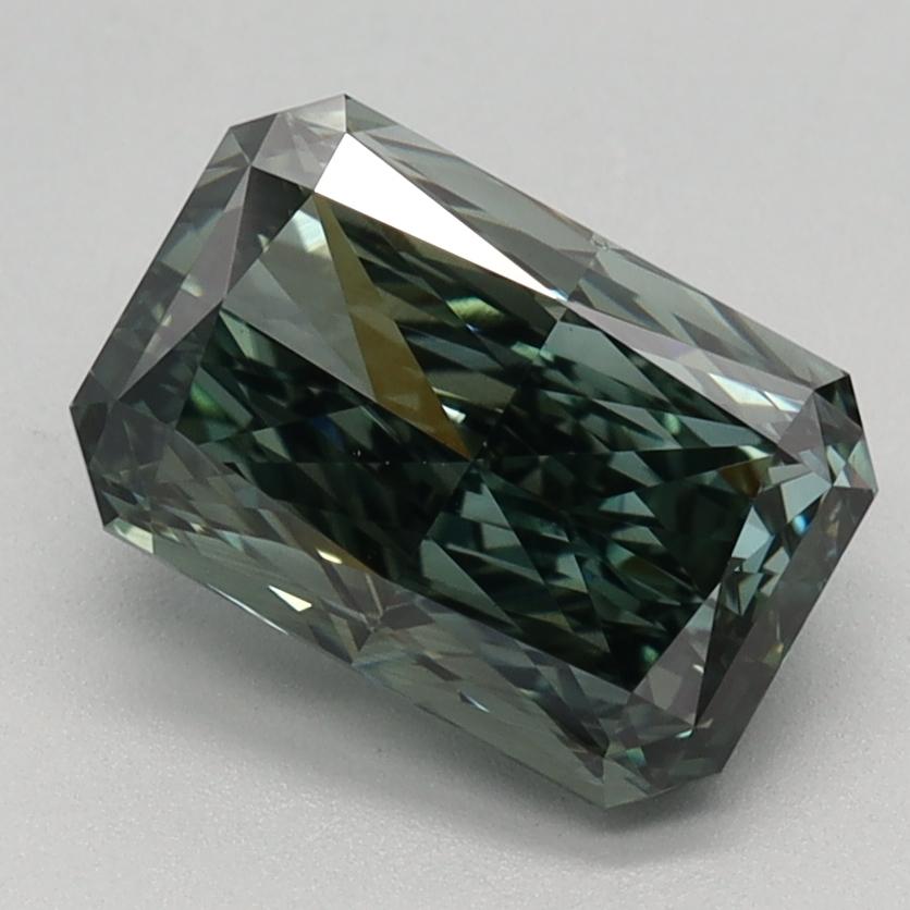1.73 Ct. Fancy Intense Green Radiant Lab Grown Diamond