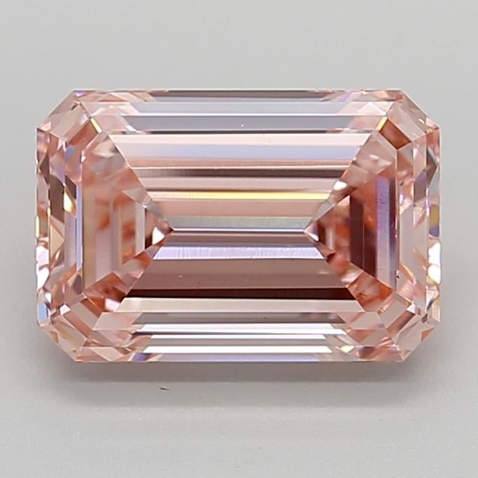 3.70 Ct. Fancy Intense Pink Emerald Lab Grown Diamond