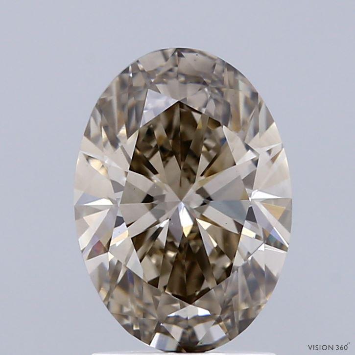 1.93 Ct. Fancy Vivid Blue Oval Lab Grown Diamond