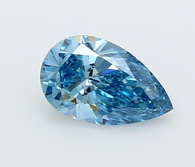 1.02 Ct. Fancy Vivid  Blue Pear Lab Grown Diamond