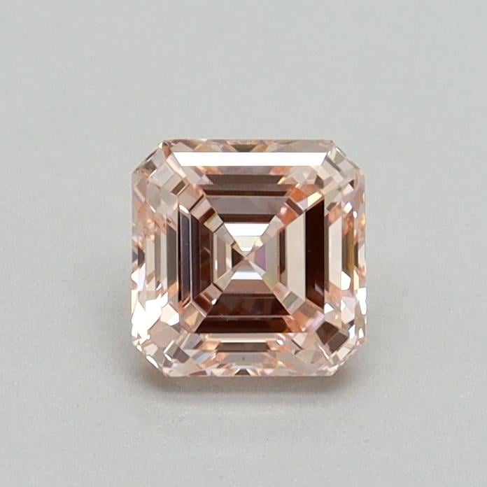 0.53 Ct. Fancy Intense Pink Asscher Lab Grown Diamond