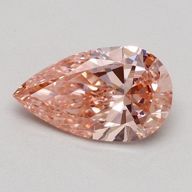 0.70 Ct. Fancy Intense Pink Pear Lab Grown Diamond
