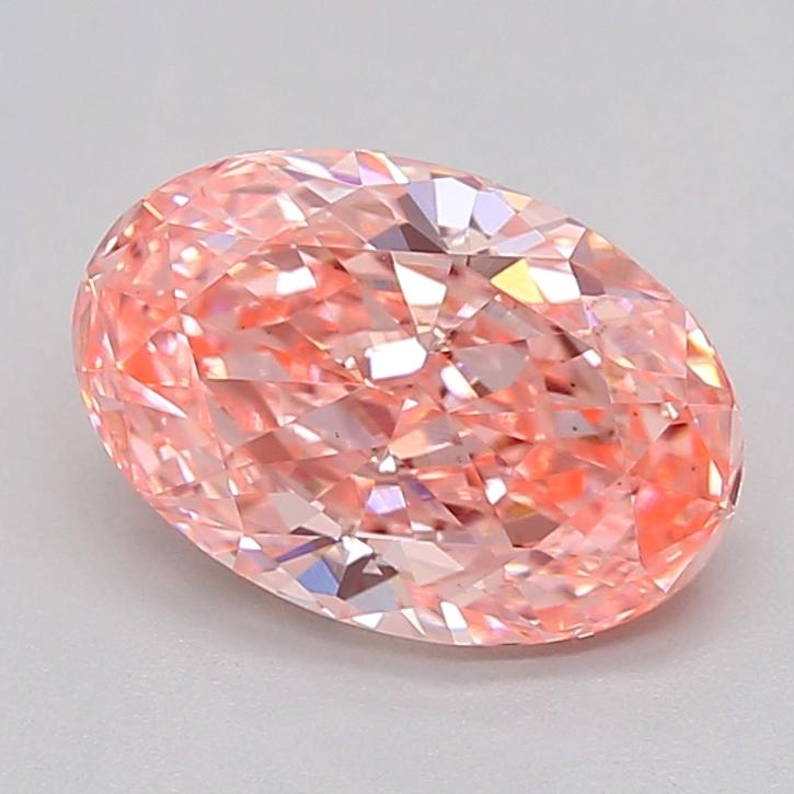 1.60 Ct. Fancy Vivid  Pink Oval Lab Grown Diamond