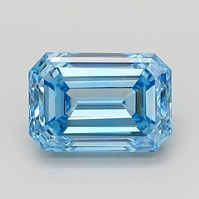 1.07 Ct. Fancy Vivid  Blue Emerald Lab Grown Diamond