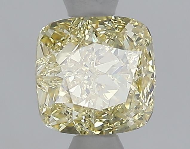 1.08 Ct. Fancy Yellow Cushion Lab Grown Diamond