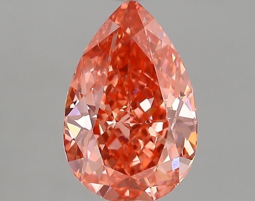 2.35 Ct. Fancy Pink Pear Lab Grown Diamond