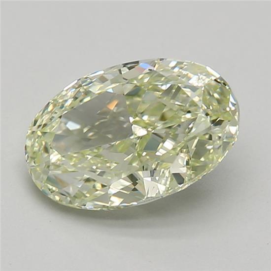 1.62 Ct. Fancy Green Oval Lab Grown Diamond