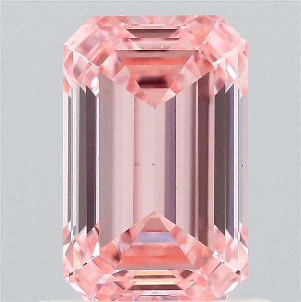 1.08 Ct. Fancy Intense Pink Emerald Lab Grown Diamond