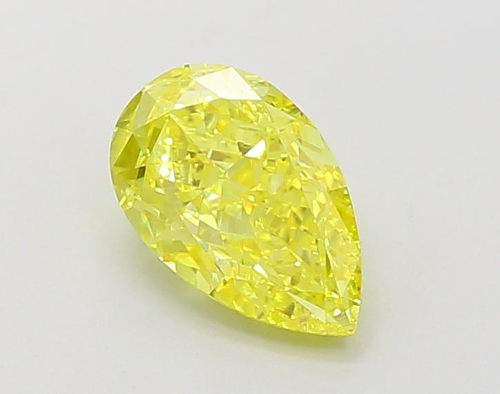 1.49 Ct. Fancy Vivid Yellow Pear Lab Grown Diamond