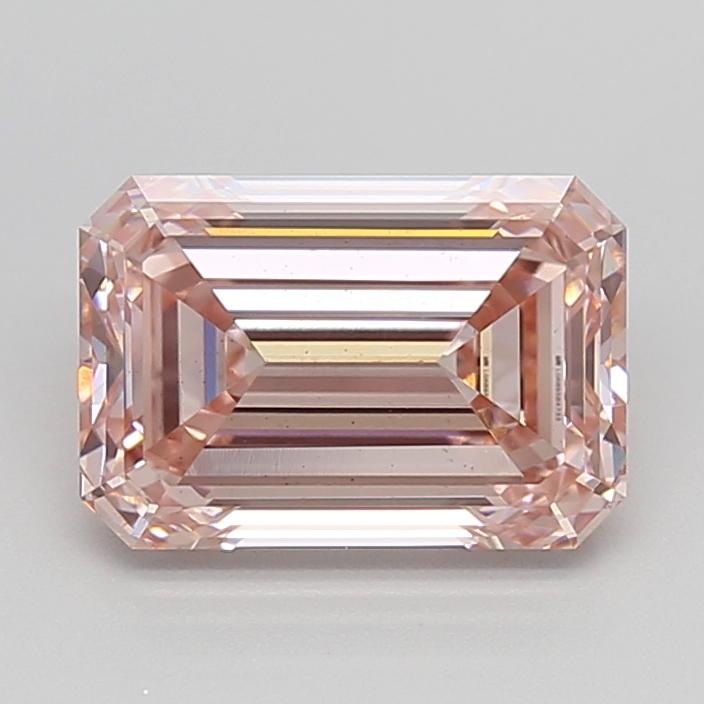 3.08 Ct. Fancy Intense  Pink Emerald Lab Grown Diamond