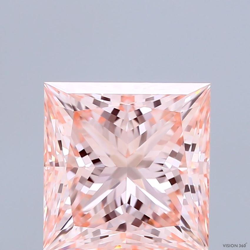 5.01 Ct. Fancy Intense Pink Princess Lab Grown Diamond