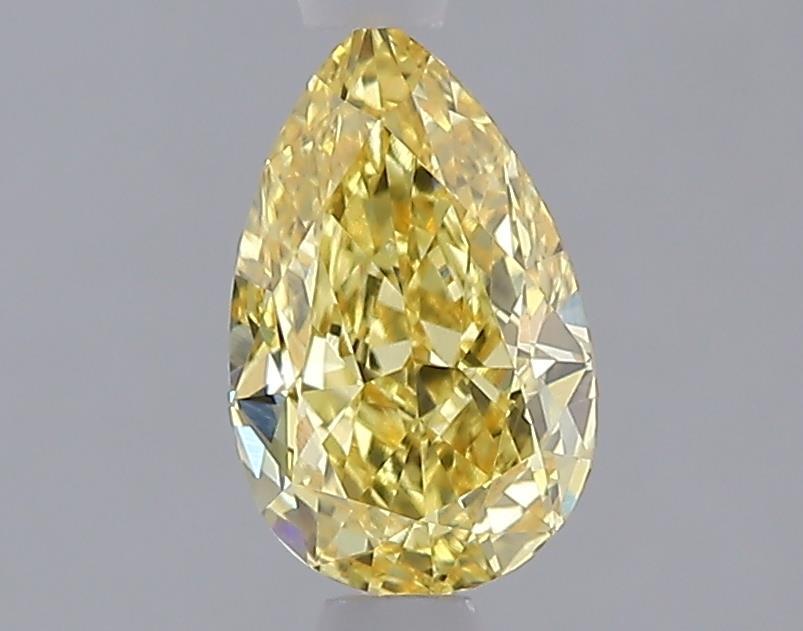 1.08 Ct. Fancy Vivid Yellow Yellow Pear Lab Grown Diamond