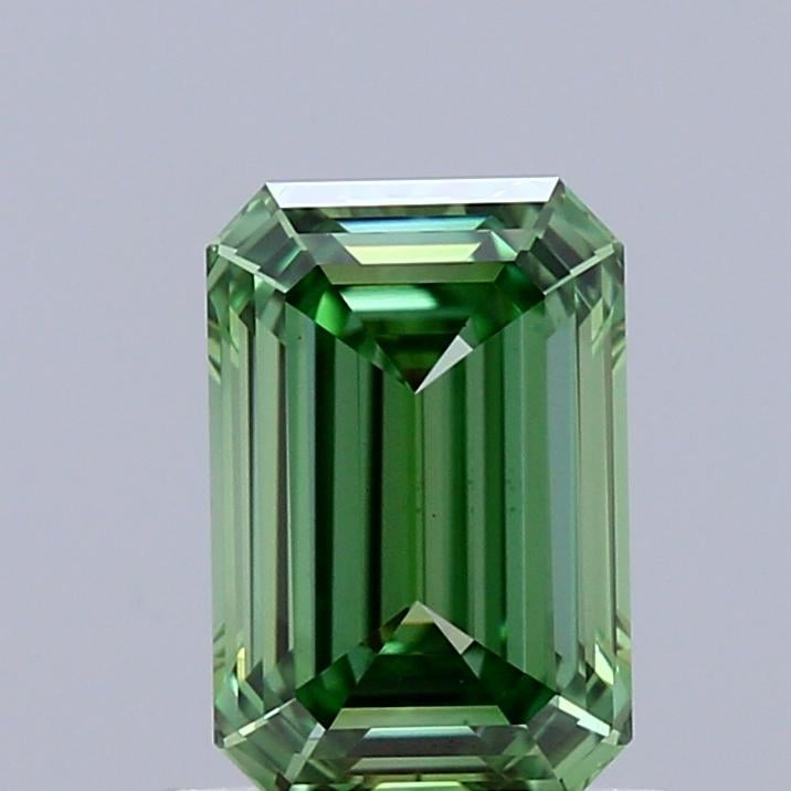 1.06 Ct. Fancy Vivid Green Emerald Lab Grown Diamond