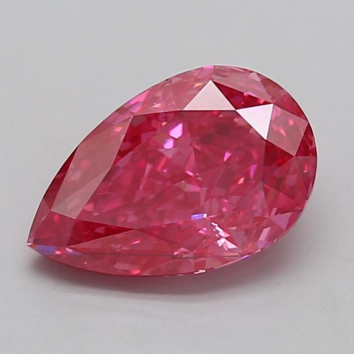 2.01 Ct. Fancy Vivid  Pink Pear Lab Grown Diamond