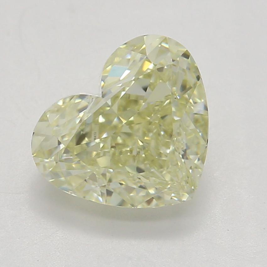 1.01 Ct. Fancy Light Yellow Heart Diamond