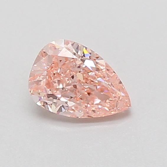 0.54 Ct. Fancy Vivid Pink Pear Lab Grown Diamond