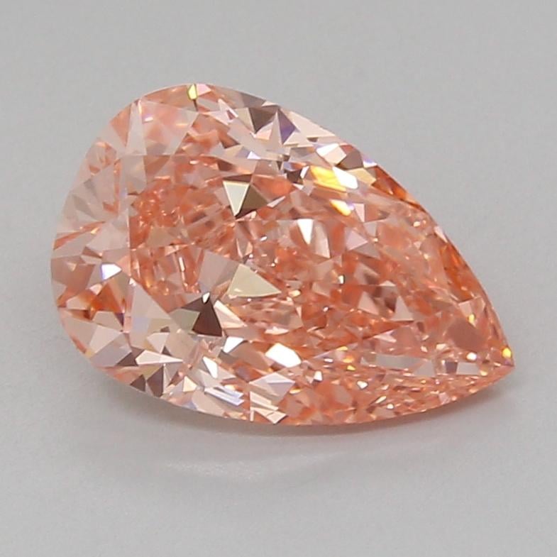 3.04 Ct. Fancy Vivid Pink Pear Lab Grown Diamond
