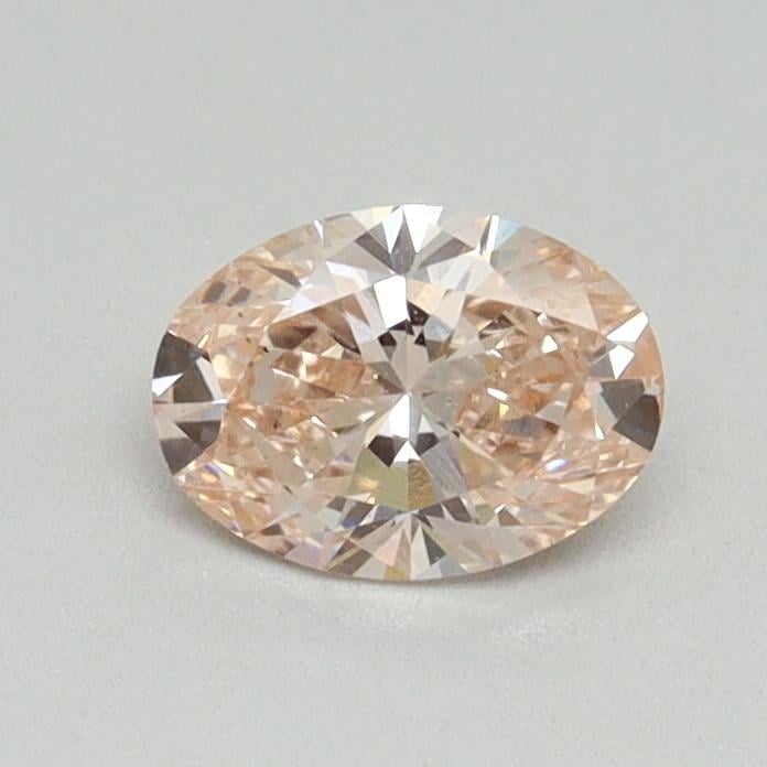 0.51 Ct. Fancy Intense Pink Oval Lab Grown Diamond