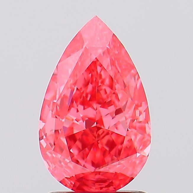 1.78 Ct. Fancy Vivid Pink Pear Lab Grown Diamond