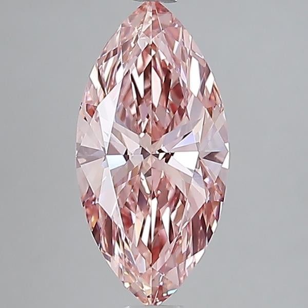 2.53 Ct. Fancy Vivid  Pink Marquise Lab Grown Diamond
