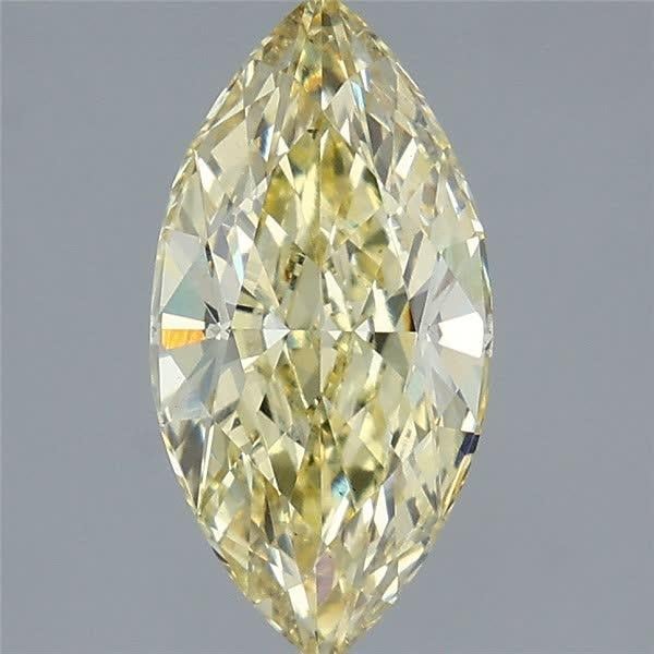 2.08 Ct. Fancy Intense  Yellow Marquise Lab Grown Diamond