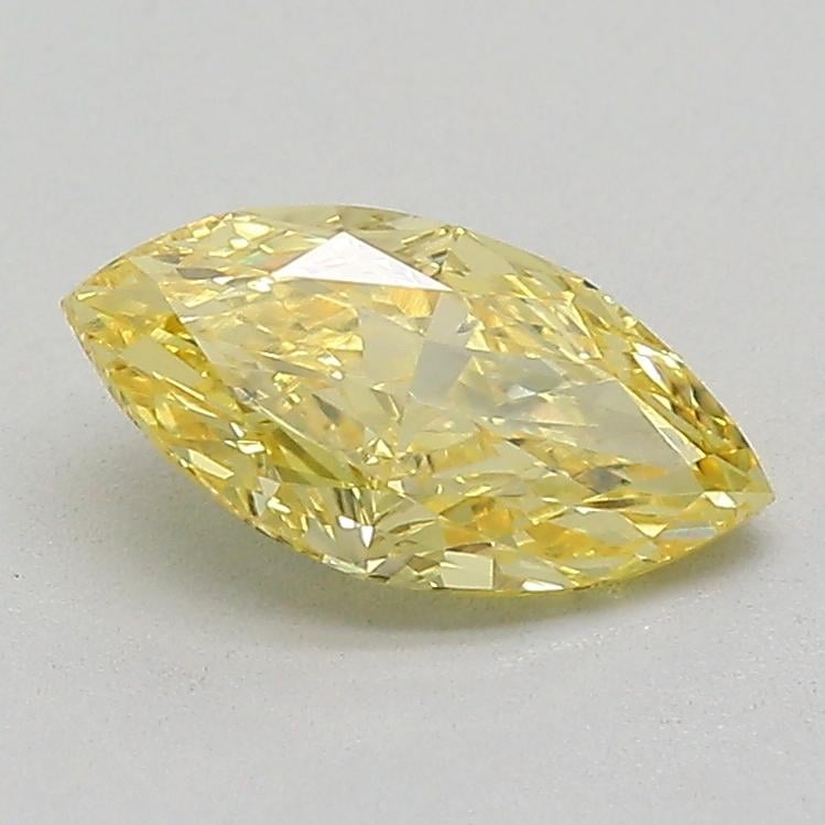 0.70 Ct. Fancy Yellow Marquise Lab Grown Diamond