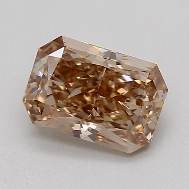0.51 Ct. Light  Brown Radiant Lab Grown Diamond