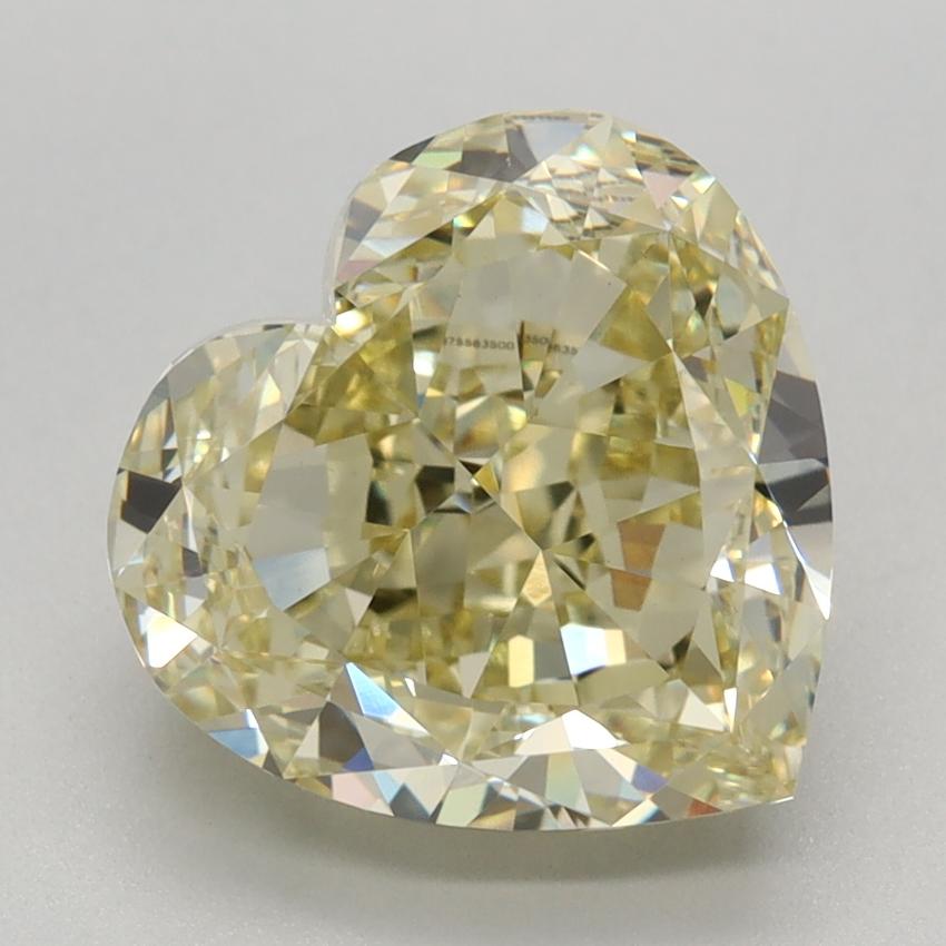 3.61 Ct. Fancy Yellow Heart Lab Grown Diamond