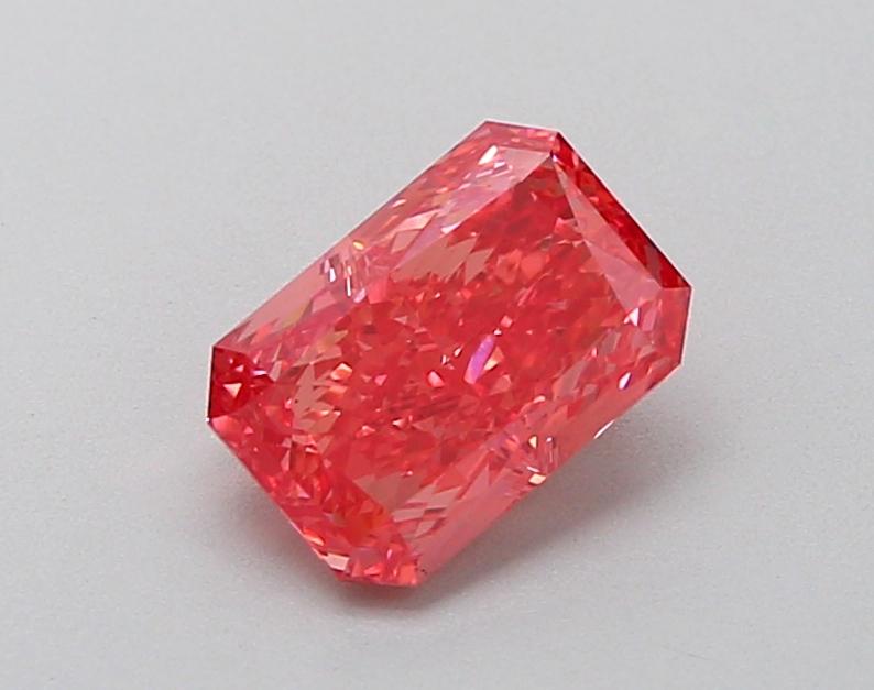 1.19 Ct. Fancy Vivid  Pink Radiant Lab Grown Diamond