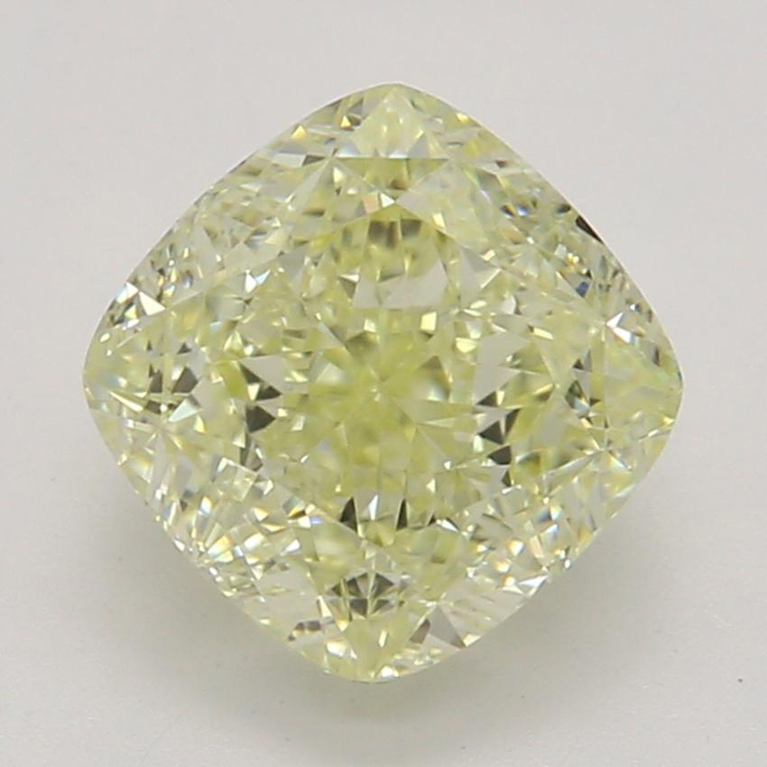 1.04 Ct. Fancy Light Yellow Cushion Diamond