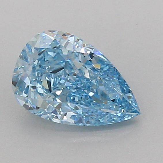 1.03 Ct. Fancy Vivid Blue Pear Lab Grown Diamond