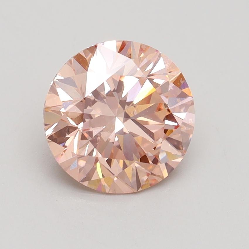1.61 Ct. Fancy Intense Pink Round Lab Grown Diamond