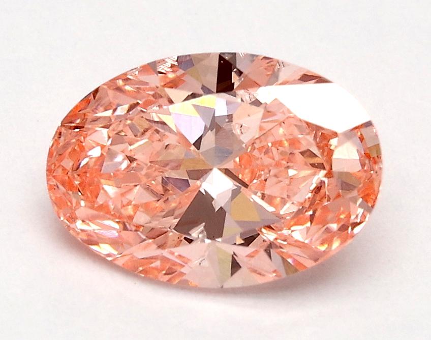 1.00 Ct. Fancy Vivid Pink Oval Lab Grown Diamond