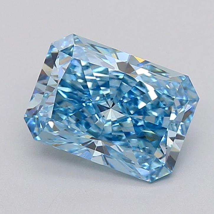 2.06 Ct. Fancy Vivid  Blue Radiant Lab Grown Diamond