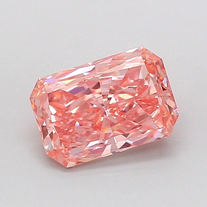 1.04 Ct. Fancy Vivid Pink Radiant Lab Grown Diamond