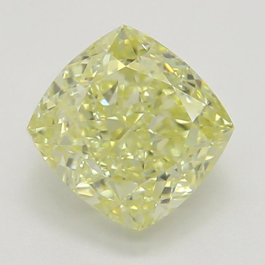 0.72 Ct. Fancy Yellow Cushion Diamond