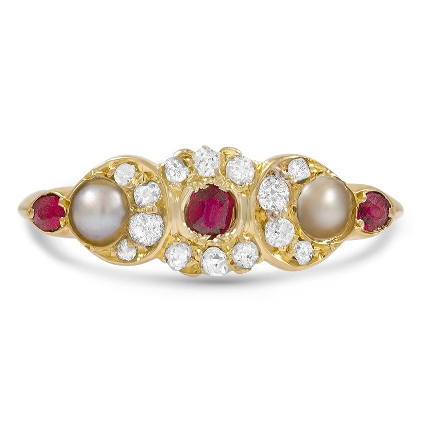 Victorian Ruby Vintage Ring