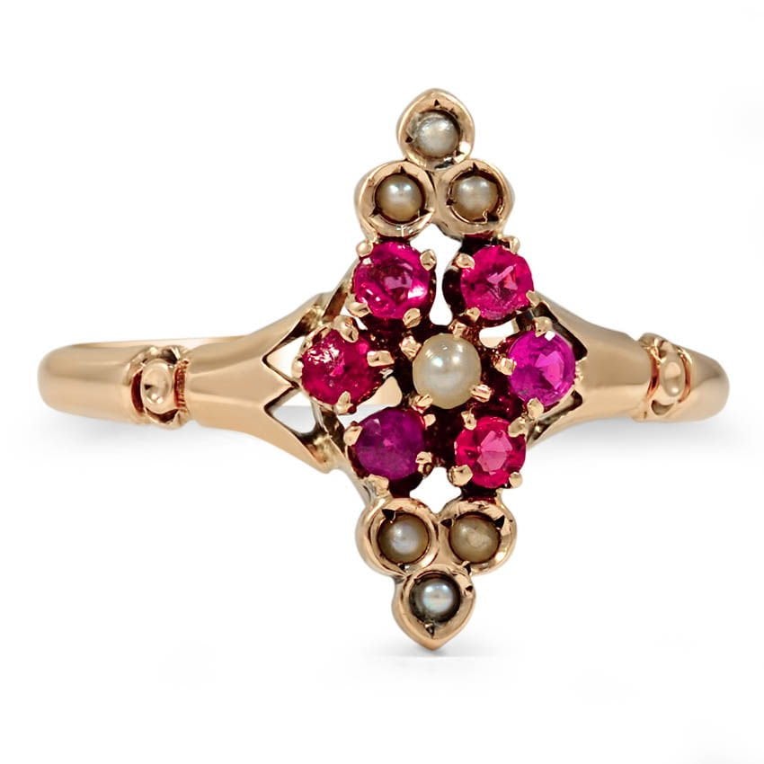 Victorian Ruby Vintage Ring