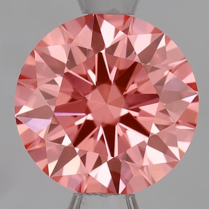 1.05 Ct. Fancy Vivid Pink Round Lab Grown Diamond