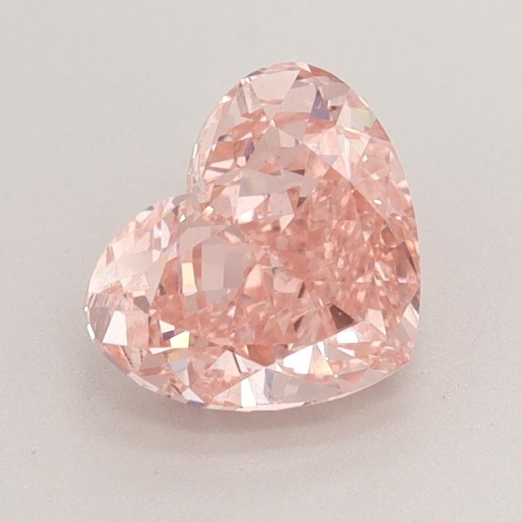 1.54 Ct. Fancy Vivid  Pink Heart Lab Grown Diamond